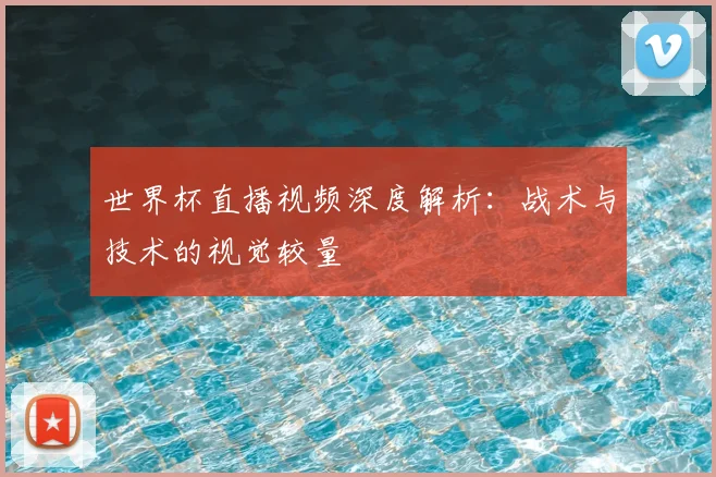 世界杯直播视频深度解析:战术与技术的视觉较量